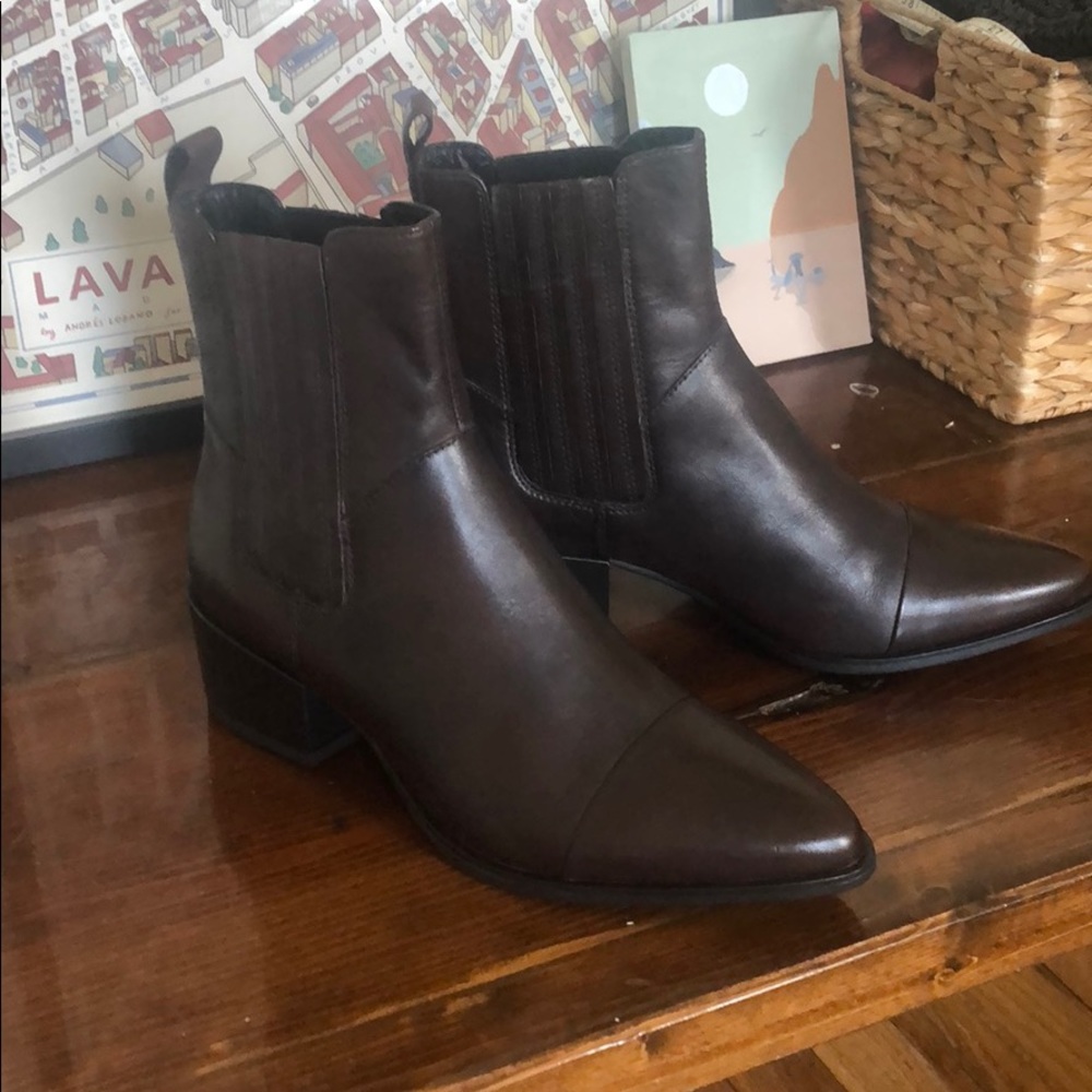 Vagabond Marja Boot Cap Toe Espresso Brown